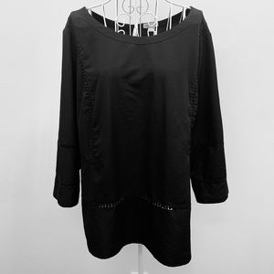 Womens Merona Black Blouse, Size XXL